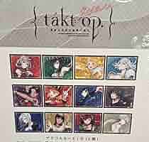 takt op. タクトオーパス アクリルカード TSUTAYA限定 takt opタクトオーパス公式イラストTSUTAYAアクリルカード全12